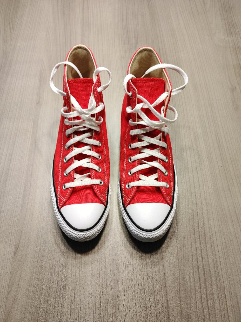 Unisex Converse Chuck Taylor All Star Canvas Hi Top Sneakers - Red - M11-W13